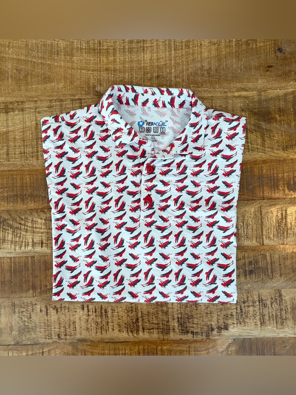 IBKUL Short Sleeve Peformance Polo Bird